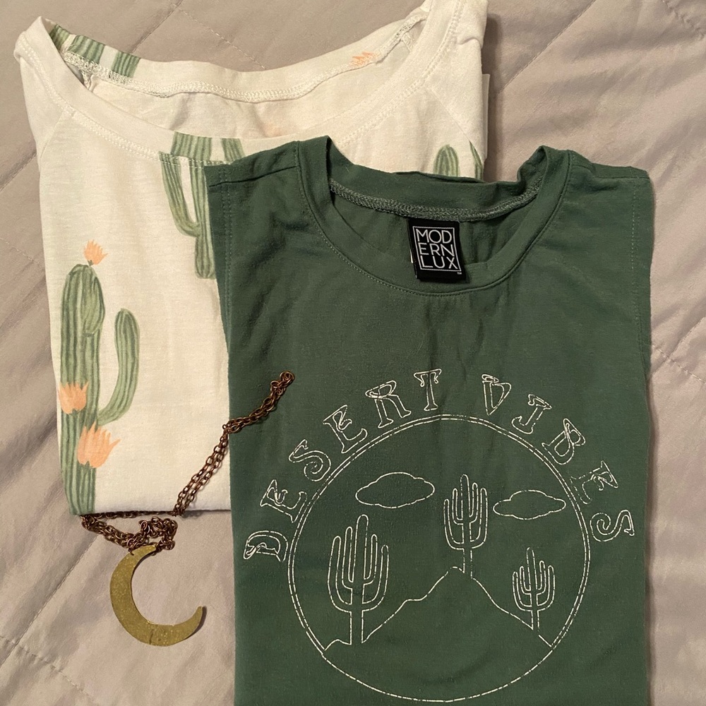 Desert Vibes 🌵 tank top and long sleeve tee